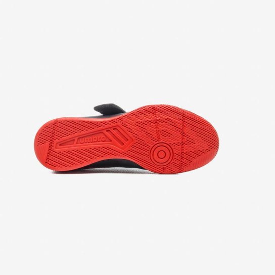 Chuteira Futsal Umbro Neo Striker Kids Cinza Laranja