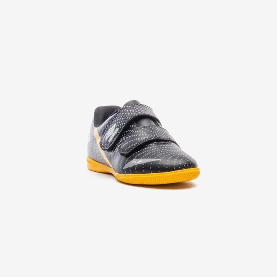Chuteira Futsal Umbro Neo Striker Kids Cinza Preta Amarela