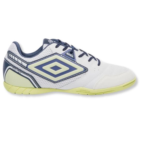 Chuteira Futsal Umbro Skill Unissex Branco