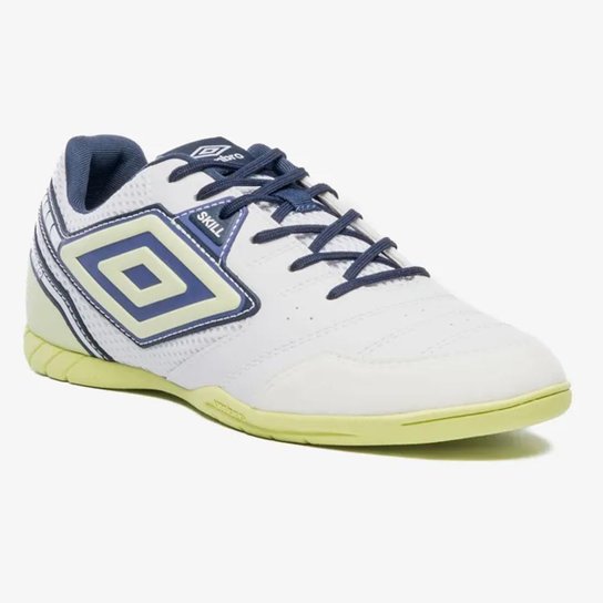 Chuteira Futsal Umbro Skill Unissex Branco