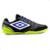 Chuteira Futsal Umbro Skill Unissex - Preto+Verde Limão