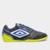 Chuteira Futsal Umbro Skill Unissex - Preto+Verde Limão