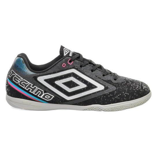 Chuteira Futsal Umbro Techno II Infantil Preto
