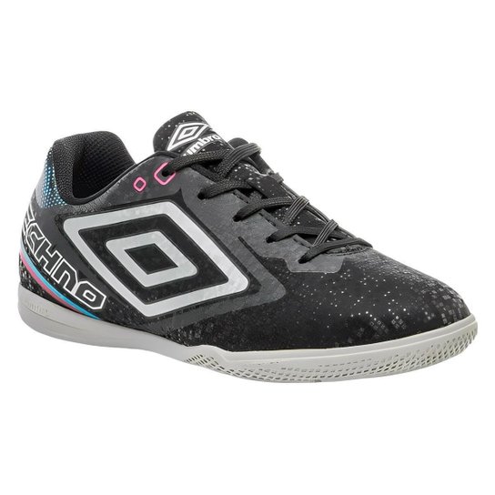Chuteira Futsal Umbro Techno II Infantil Preto