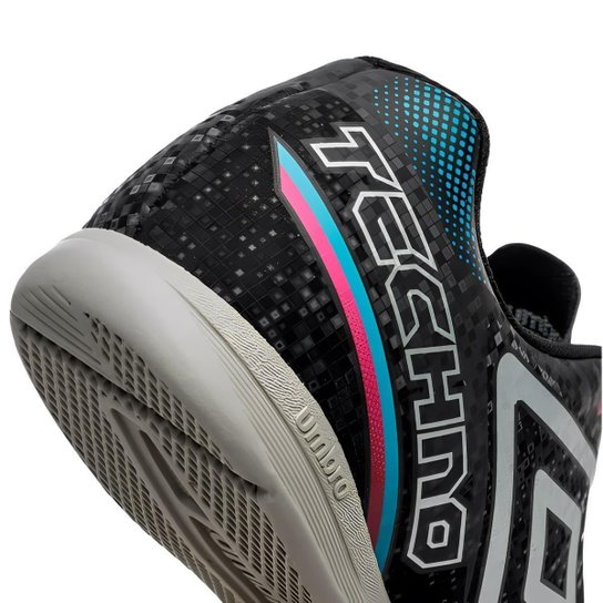 Chuteira Futsal Umbro Techno II Infantil Preto