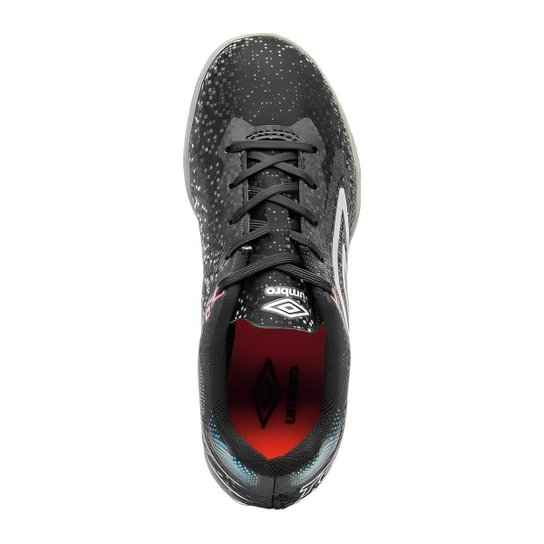 Chuteira Futsal Umbro Techno II Infantil Preto