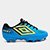 Chuteira Infantil Campo Umbro Fast II Unissex - Preto+verde