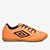 Chuteira Infantil Futsal Umbro Class Footballer - Laranja+Preto