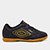 Chuteira Infantil Futsal Umbro Class Footballer - Preto+Dourado