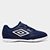 Chuteira Infantil Futsal Umbro Class Footballer - Marinho+Cinza