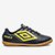 Chuteira Infantil Futsal Umbro Fast II Unissex - Preto+Amarelo