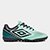 Chuteira Society Infantil Umbro Adamant Top Speed - Verde+Preto