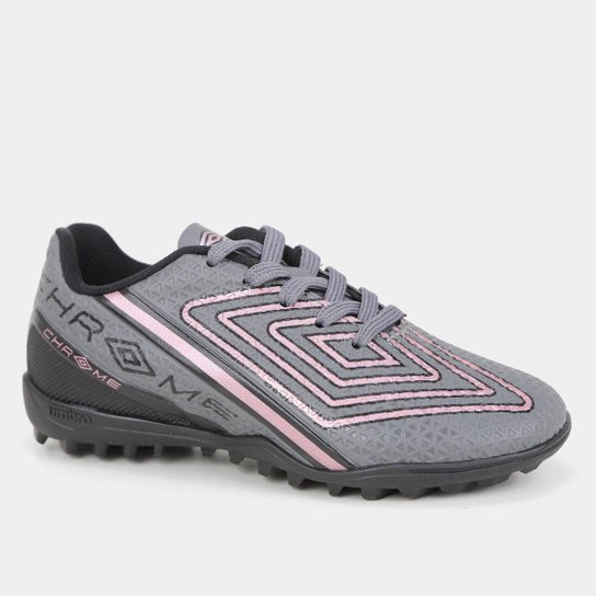 Chuteira Society Juvenil Umbro Chrome Unissex