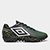 Chuteira Society Juvenil Umbro Techno Unissex - Preto+Limão