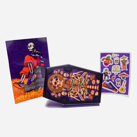 Chuteira Society Umbro Adamant Master Class Pro Bu Dia de Los Muertos Unissex