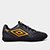 Chuteira Society Umbro Attak III Unissex - Preto+Grafite