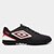 Chuteira Society Umbro Attak III Unissex - Preto+Cinza