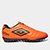 Chuteira Society Umbro Class Unissex - Laranja+Preto