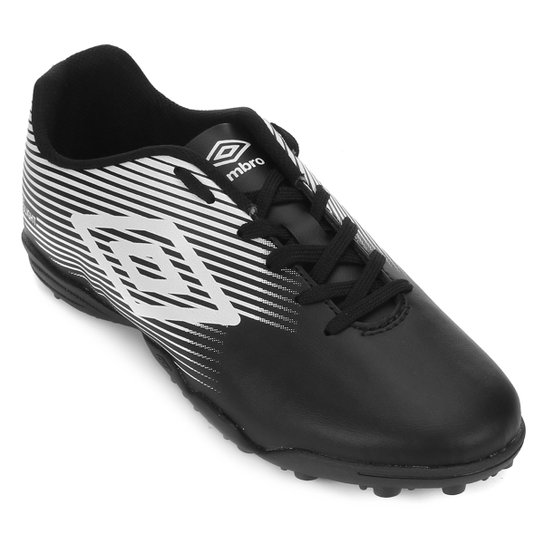 Chuteira Society Umbro F5 Light - Preto+Branco