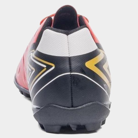 Chuteira Society Umbro Fifty VI League Masculino Vermelho e Preto