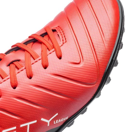 Chuteira Society Umbro Fifty VI League Masculino Vermelho e Preto