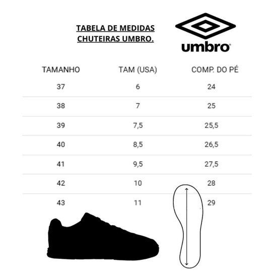 Chuteira Society Umbro Footballer Class Grama Sintética Adulto Original