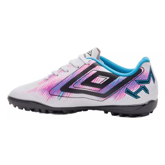 Chuteira Society Umbro Heatmap Unissex Branco Preto