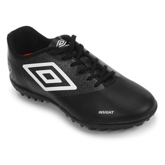 Chuteira Society Umbro Insight - Preto+Grafite