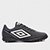 Chuteira Society Umbro Master Class Club Unissex - Preto+Branco