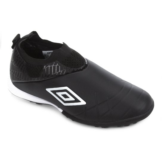 Chuteira Society Umbro Medusae III Pro - Preto+Branco