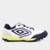 Chuteira Society Umbro Pro Challenge Uptake Unissex - Branco+Roxo