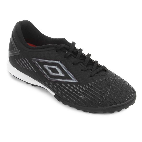 Chuteira Society Umbro Soul II Club - Preto+Grafite