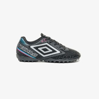 Chuteira Society Umbro Techno II Jr - PRETO/CINZA 31