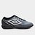 Chuteira Society Umbro Top Speed League Unissex - Grafite+Preto