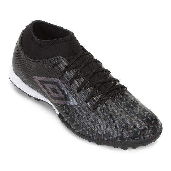 Chuteira Society Umbro Velocita V Club - Preto+Grafite