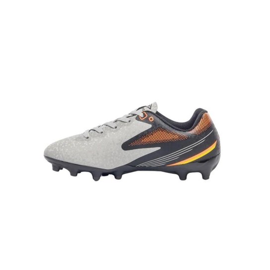 Chuteira Umbro Campo Techno II JR Cinza e Preto- Infantil 32