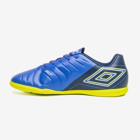 Chuteira Umbro Fifyt VI League Futsal Azul e Verde