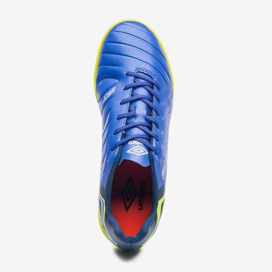 Chuteira Umbro Fifyt VI League Futsal Azul e Verde