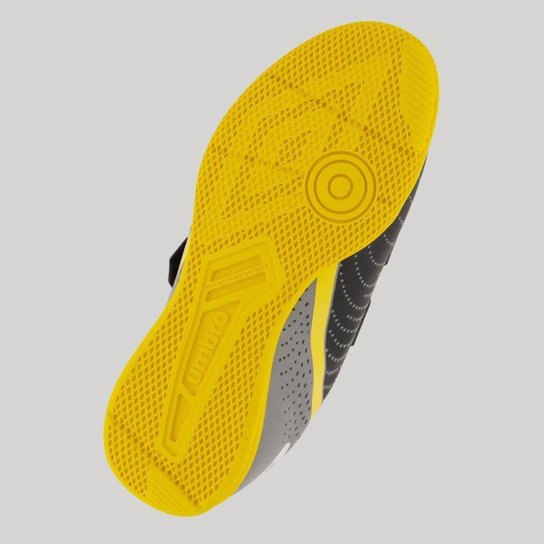 Chuteira Umbro Flip Futsal Kids Preta e Cinza