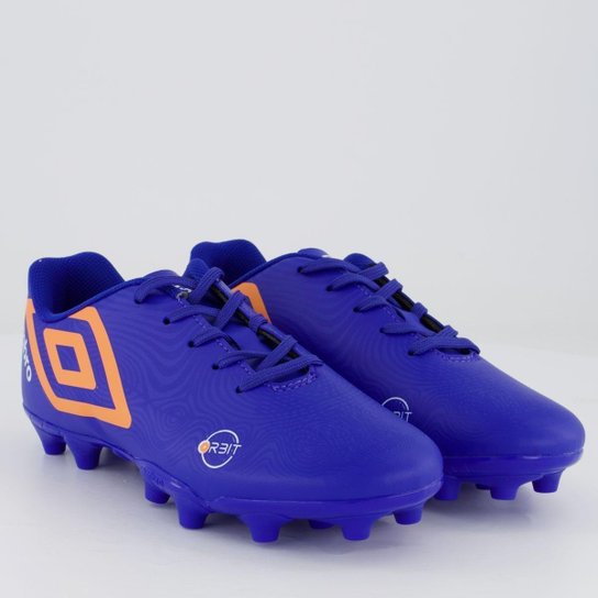 Chuteira Umbro Orbit Campo Juvenil Azul