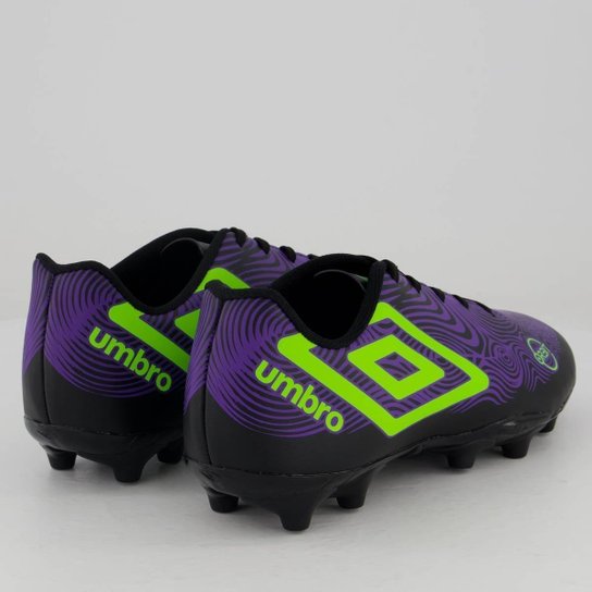 Chuteira Umbro Orbit Campo Preta e Verde