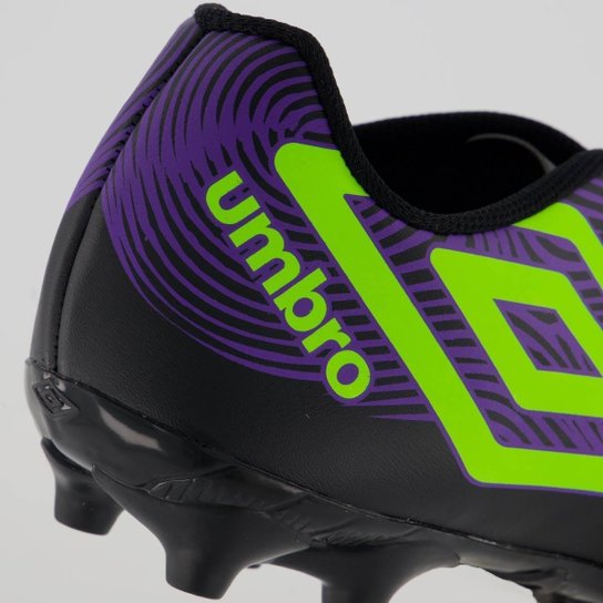 Chuteira Umbro Orbit Campo Preta e Verde
