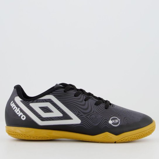 Chuteira Umbro Orbit Futsal Juvenil Preta