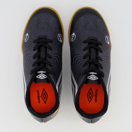 Chuteira Umbro Orbit Futsal Juvenil Preta