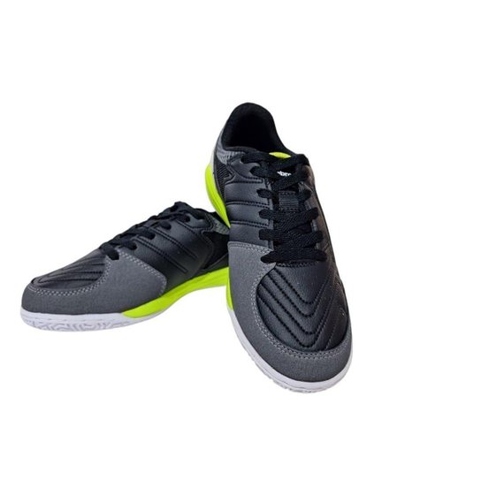 Chuteira Umbro Pro Challenge Uptake Preto-Verde-Branco