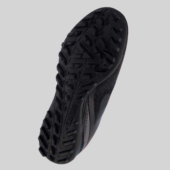 Chuteira Umbro Techno II Society Preta e Cinza