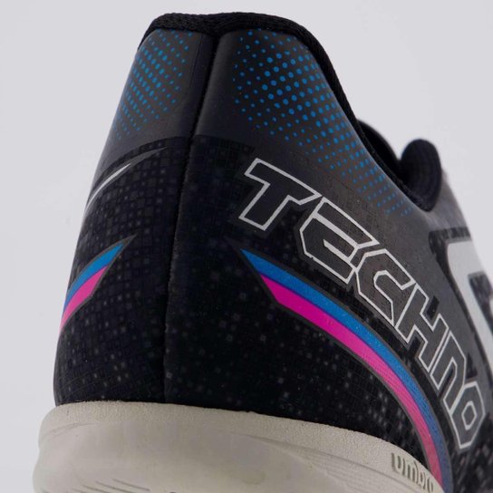 Chuteira Umbro Tecno II Futsal Preta e Cinza