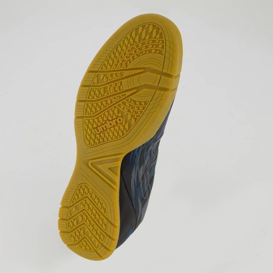 Chuteira Umbro Ultimate Futsal Preta e Azul