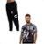 Conjunto Masculino Santos Camiseta Esportiva e Calça Surf Center Cor:;Tamanho:GG;Gênero:Masculino - Preto