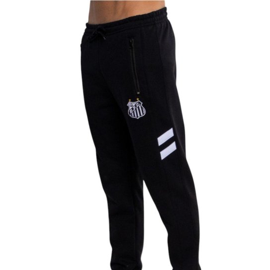 Conjunto Masculino Santos Camiseta Esportiva e Calça Surf Center Cor:;Tamanho:GG;Gênero:Masculino